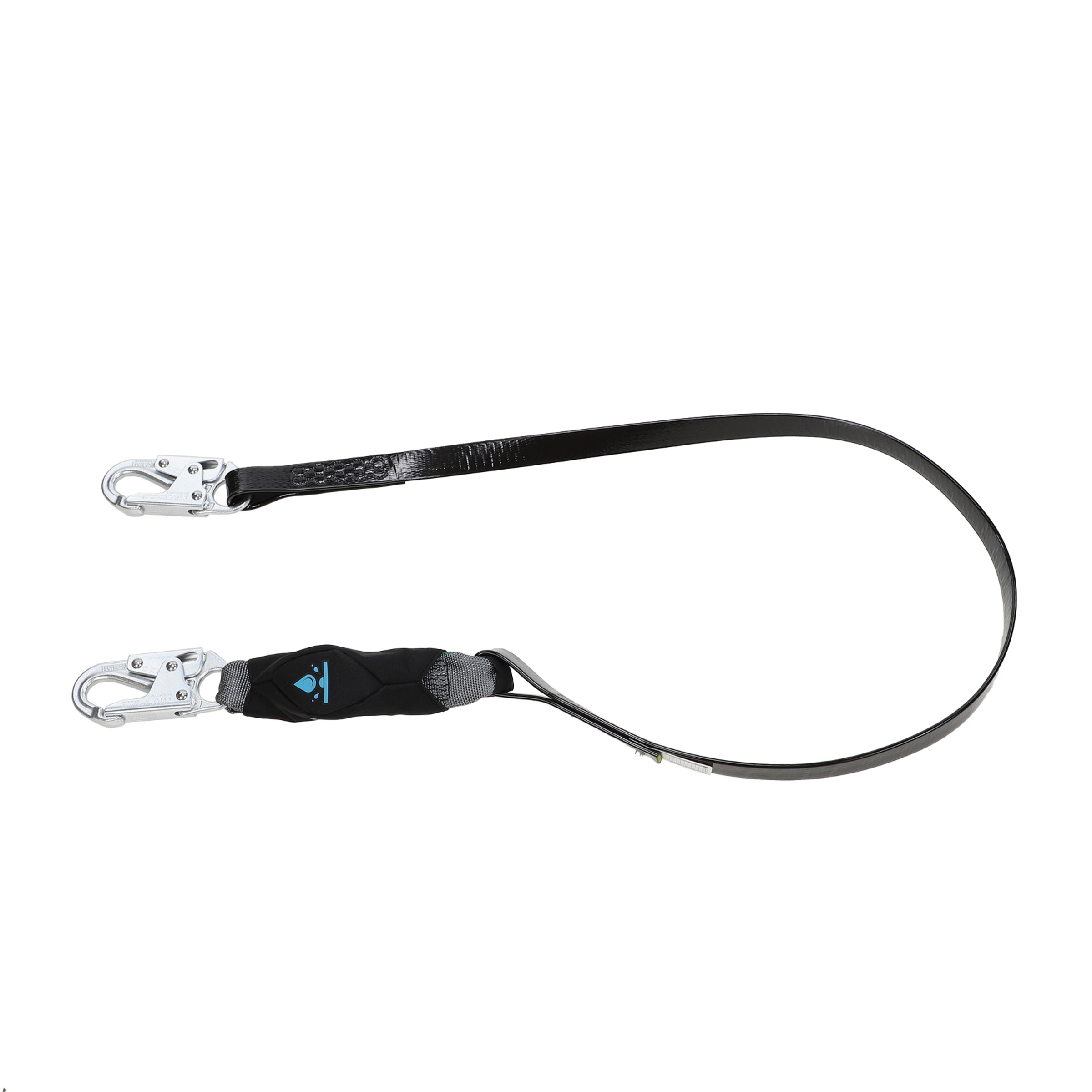 V-SERIES anti-corrosion single leg energy absorbing lanyard, 6', small snaphook CSA Z259.11-17